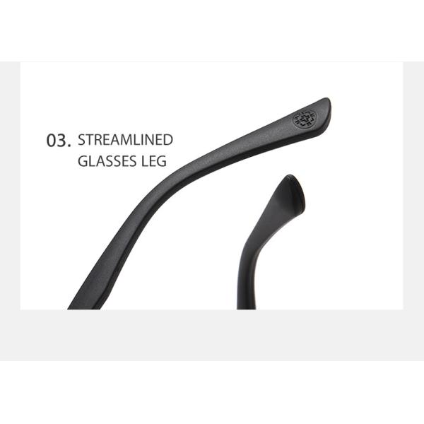 HD polarizó las gafas de sol redondas del metal que conducían la lente antideslumbrante de las gafas de sol 61m m