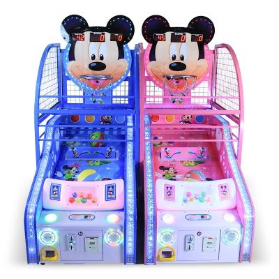 Jeux de tir en arcade de Dreamland pour les enfants Mickey machine de jeu de basket-ball amusement
