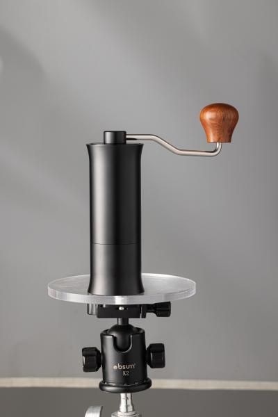 Smaller Portable Sanding Hand Office Coffee Grinder With Walnut Handle