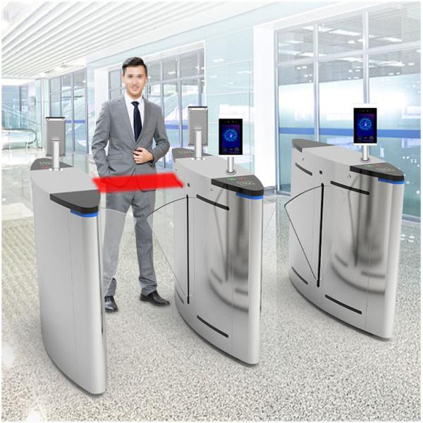 304 Stainless Steel Bidirectional Facial Recognitive Turnstile Gate For Public