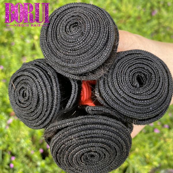 Narural Wave Virgin Peruvian Hair , 100% Virgin Human Hair No Tangling