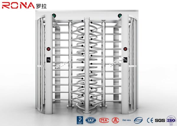 Bi - Directional Full Height Turnstile Revolving Metal Passage Access Control