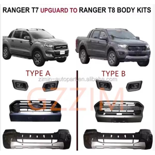 Aftermarket Original Black ABS Plastic Wheel Brow For Ford Ranger 2015