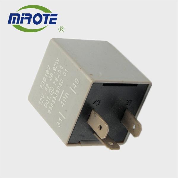 General 12v Automotive Relay 739187 Electronic Flasher 12V/24V 3P Plastic Cover