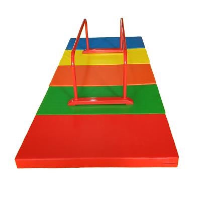 Eco Friendly Indoor Gymnastics Equipment 2500 * 120 * 2400MM Size PVC Material
