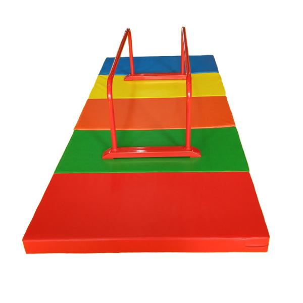Eco Friendly Indoor Gymnastics Equipment 2500 * 120 * 2400MM Size PVC Material
