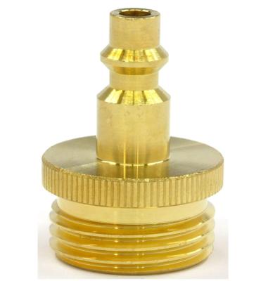 O compressor de ar de bronze do CNC conecta rapidamente a tomada, linha de água adaptador de 3/4in NPT do sopro para fora