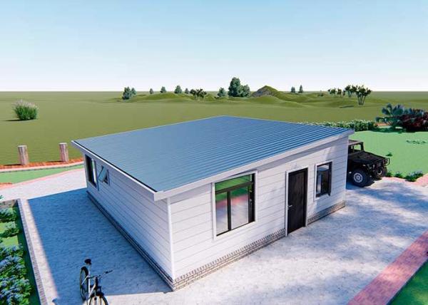 Les cabines et les appartements préfabriqués de mamie et les Chambres de cadre en acier légères conçoivent