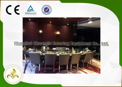 LPG / Pipeline Natural Gas Teppanyaki Grill Cooktop Basic Configuration 12 Seat Arch Shape