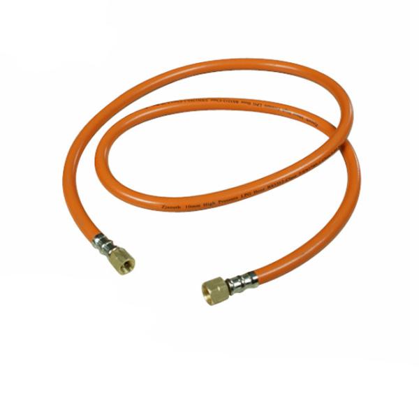Orange LPG Rubber Hose , Flexible Natural Gas Hose Lightweight Easy Handle