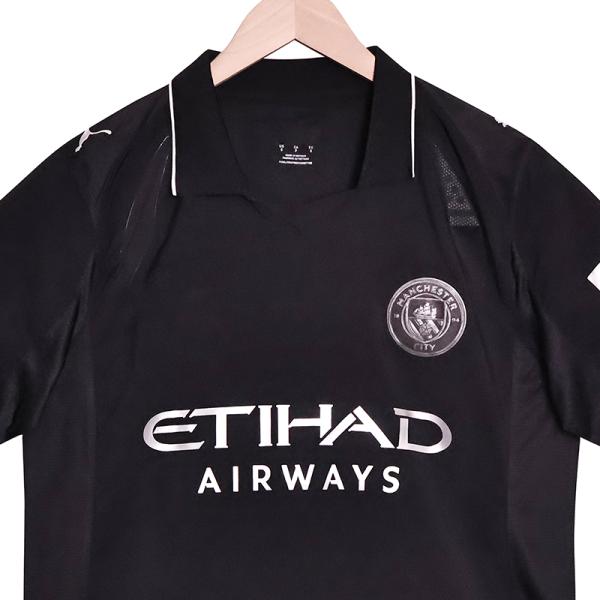 Manchester City 2025-2026 Season Away Black Jersey Group Customization