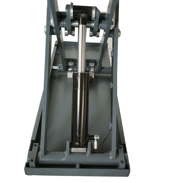 Double Cylinder Hydraulic Lift 3500KG Mid Rise Scissor Car Lift Portable Garage Machine