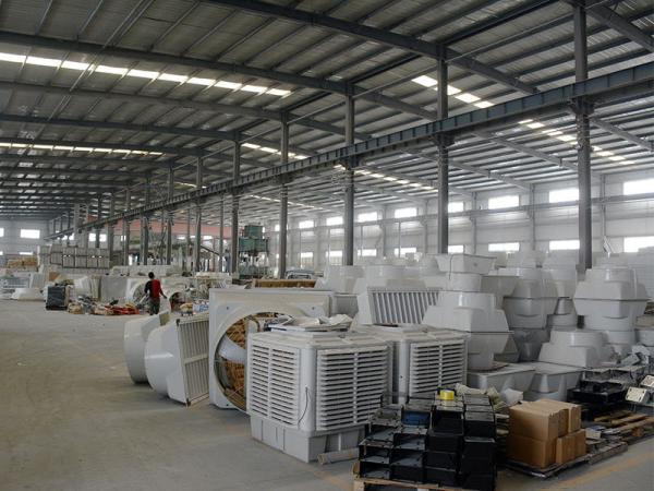 2.2KW Plastic Material Water Evaporative air Cooler Fan for Poultry Farm, Industrial Fan