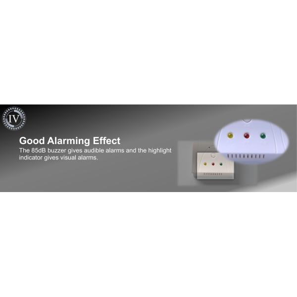 детектор природного газа химической тревоги 6%LEL LPG домочадца 500ppm жилой с отключенным клапаном