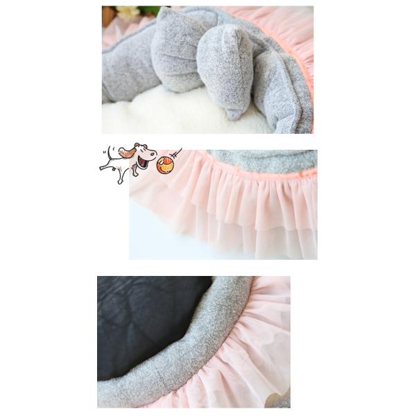 Coral Velvet Dog Soft Pads Pet Lace Princess Cute Bed