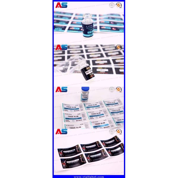 Semaglutide 2mg / 5mg Package Sticker Small Bottle Labels with Eco Friendly Features and Waterproof Design
