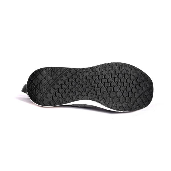 Brand Grey Flyknit Protective Footwear Work Boots Lace Up Closure EVA Outsole Steel Toe Breathable Safety Shoes