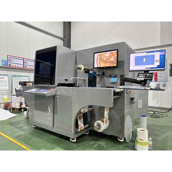 450mm Digital Label Post Press Varnish Printing Cold Stamping machine