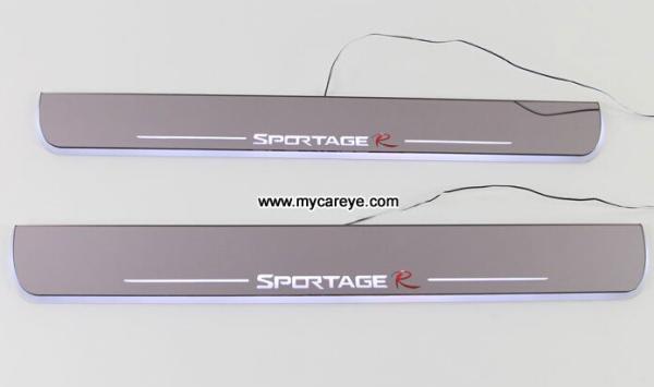 Kia Sportage custom car door welcome LED lights auto light sill pedal