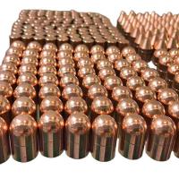 Costume de solda dos tampões do elétrodo da ponta da solda de ponto da resistência para a máquina da solda de ponto