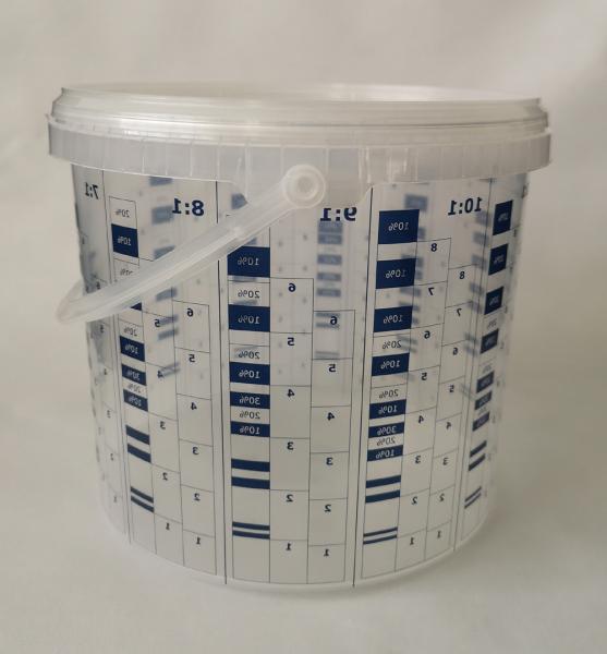4000ml paint mixing cup measuring printed cup calibrated-up cup disposable mixing cup