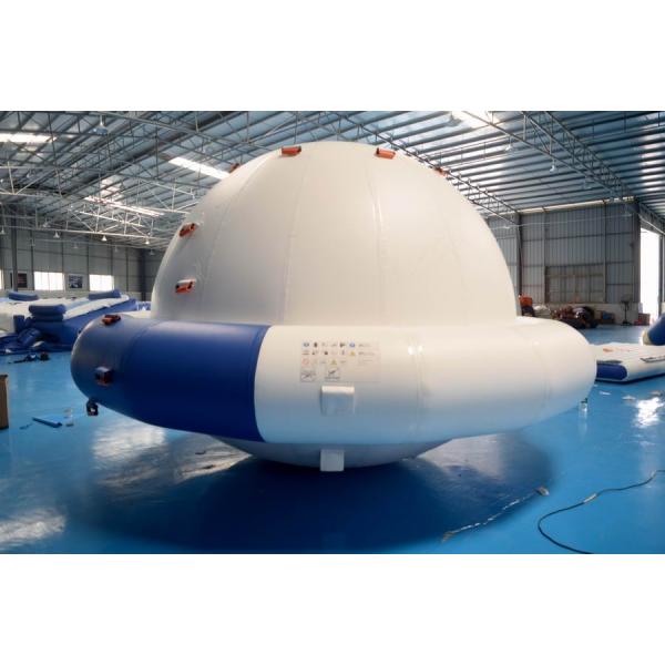 0.9mm Double Layer PVC Fabric Inflatable Saturn Rocker For Adult Used In Lake