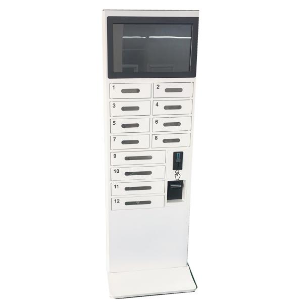 Restaurant Quick Charger Public Mobile Phone Charging Station Built In Cable