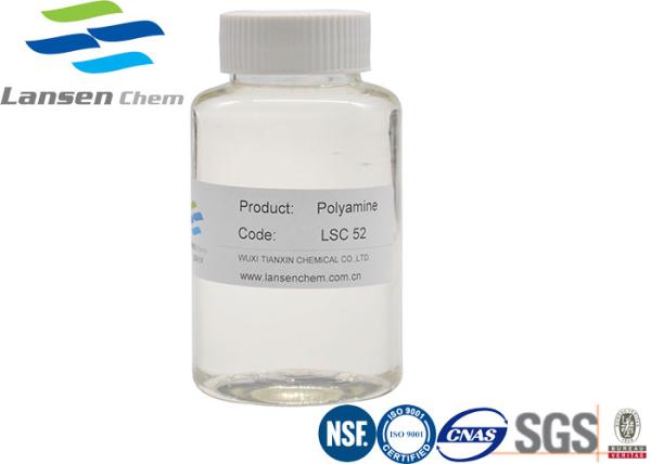 Rendement élevé du polymère 42751-79-1 cationique colloïdal transparent de floculant de polyamine