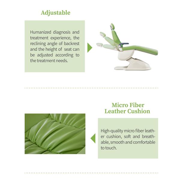 Cast Aluminum Backrest Stomatology Equipment Mobile Dental Cart Unit