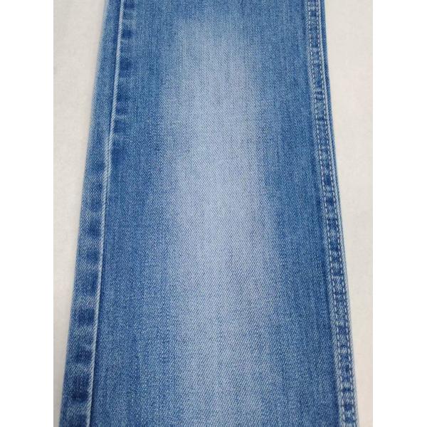 Siro Yarn Cross Slub Estiramiento débil 85%Tejido de algodón para jeans o chaqueta