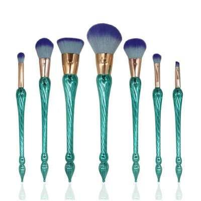 Promotion Private Label Best Quality 7Pcs Synthetic Hair Makeup Brushes Free Sample