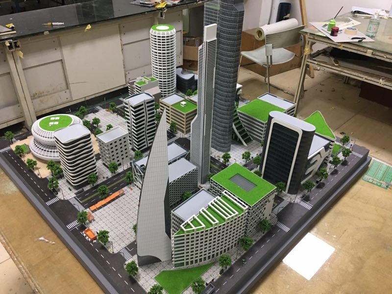 1 / 200 материал пластической массы на основе акриловых смол модели дома масштаба миниатюрный 3Д максимальный
