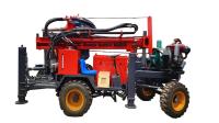 Machine de forage pneumatique rouge / jaune / bleu pour puits d'eau profonds, haute efficacité de travail