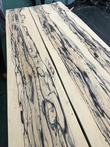 Royal White Ebony Natural Wood Veneer with Unique Creamy White Yellow Background from www.shunfang-veneer-com.ecer.com