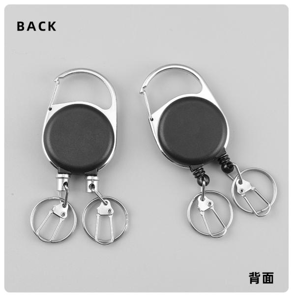 Deyi Badge Reel Retractable Keychain,Fly Fishing Accessories Fishing Lanyard With 360 Degree Rotation Buckle