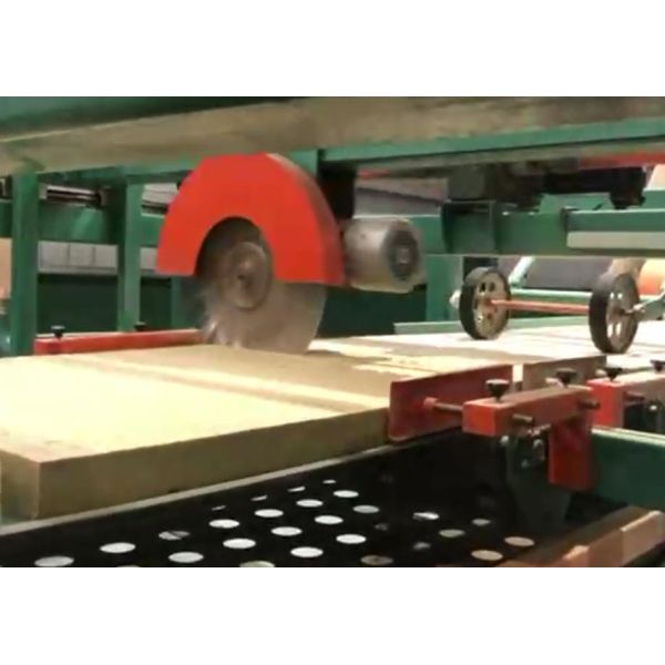 PLC Controlled Rock Wool Production Line with High Temperature Curing and 80-200kg/m3 Raw Material Density