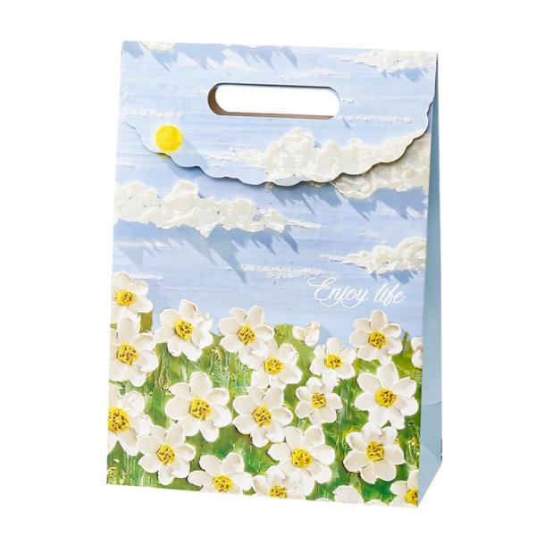 Customized Kraft Art Gift Paper Packaging Bag Personalized Pink Small Packaging Hand Held