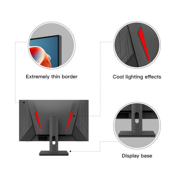 Bezel Less Nano IPS 27 pulgadas Monitor de juegos 1K 2K 4K 200Hz 240Hz con soporte ajustable