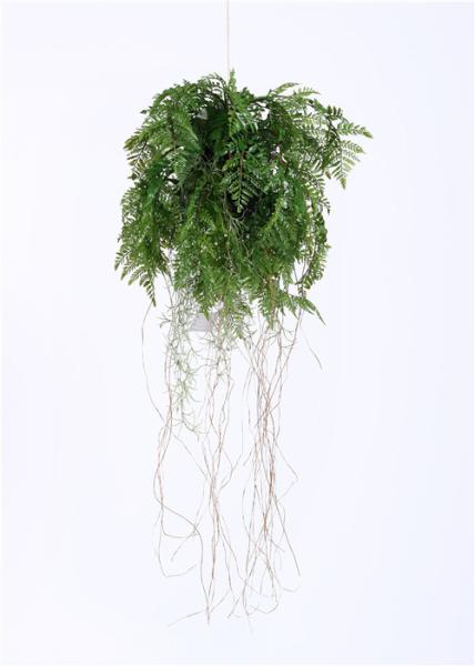 Plantas de potenciômetro de suspensão de 35CM, decoração não tóxica fácil de suspensão da casa do cuidado das plantas da cesta