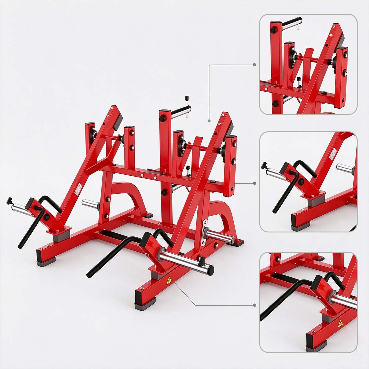 Commercial Gym Fitness Equipment Squat High Pull Deadlift Machine To Back Glutes Strength Training