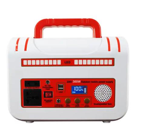 Outdoor Small Portable LiFePO4 Battery Solar Power Station 300w Portable Power Station