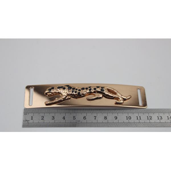 Personalized light gold metal curved sneaker shoe lace shoelace charms metal buckles