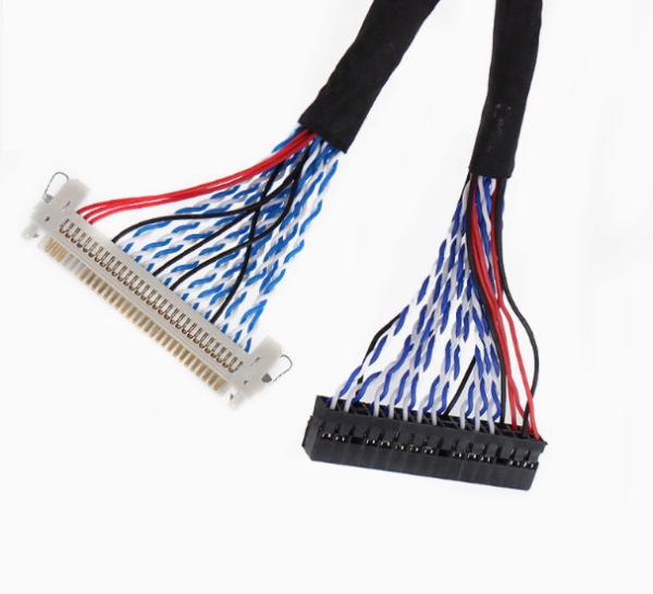 AWG26-28 Cable LVDS à isolation noire pour la transmission en réseau