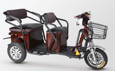 Waterproof Motor 2 Seat Electric Tricycle Adult Motorized Tricycle For Passenger
