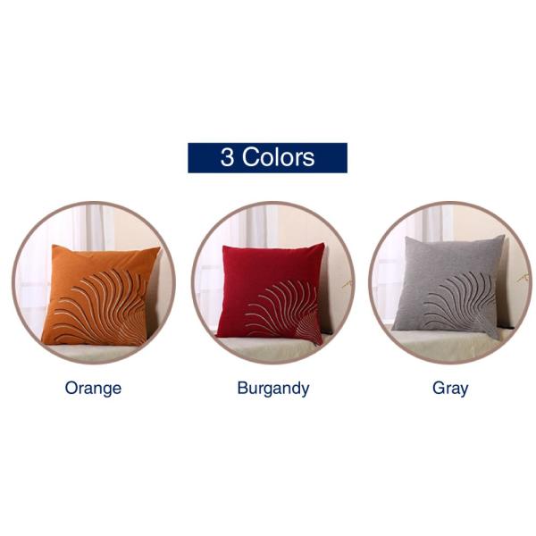 100% Linen Decorative Cushion Covers Free Style Pattern Embroidered Throw Pillows