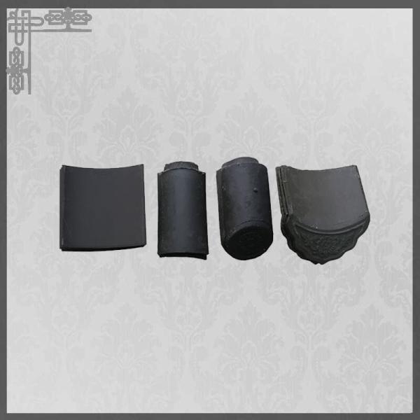 Japanese House Unglazed Flat Chinese Clay Roof Tiles Mosque Traditional