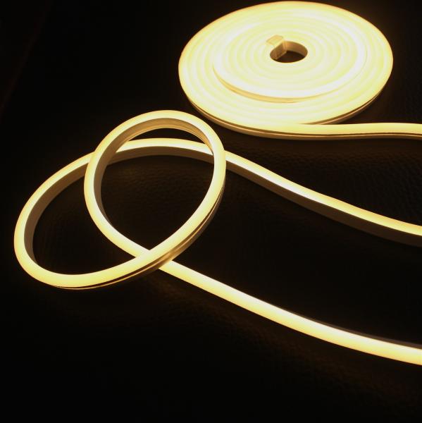 24v super bright mini 6x13mm led neon strip flexible rope 2835 smd neonflex warm white anti-uv silicone neon