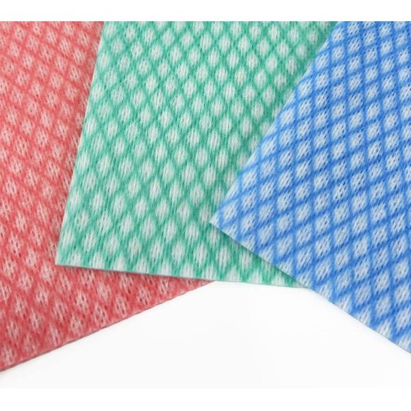 Lint Free Disposable Non Woven Cloth , 50gsm Kitchen Wipes Non Woven Fabric