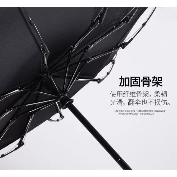 10k Business Umbrella with Sun Protection and Automatic Open in Minimalism Style