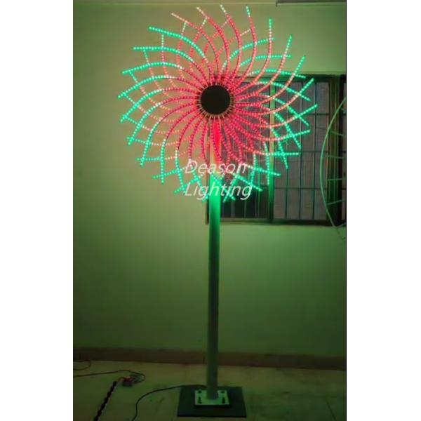 Flower Shaped Led Christmas Firework Lights Outdoor Landscape Decorations